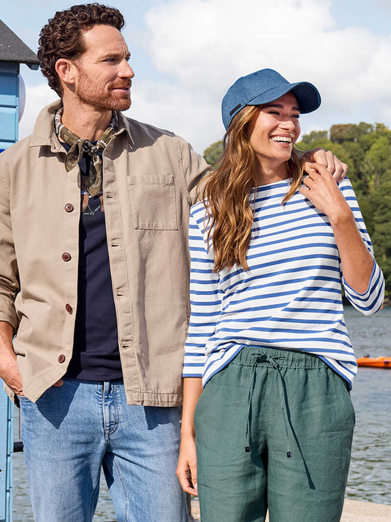 BretagneShirt 'St. James' mit hellbauen Streifen Shirts Damen