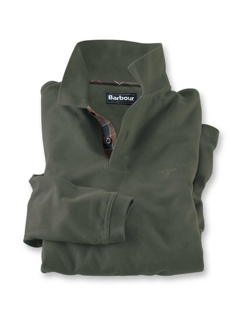 Produktbild zu Langarm-Poloshirt fr Herren