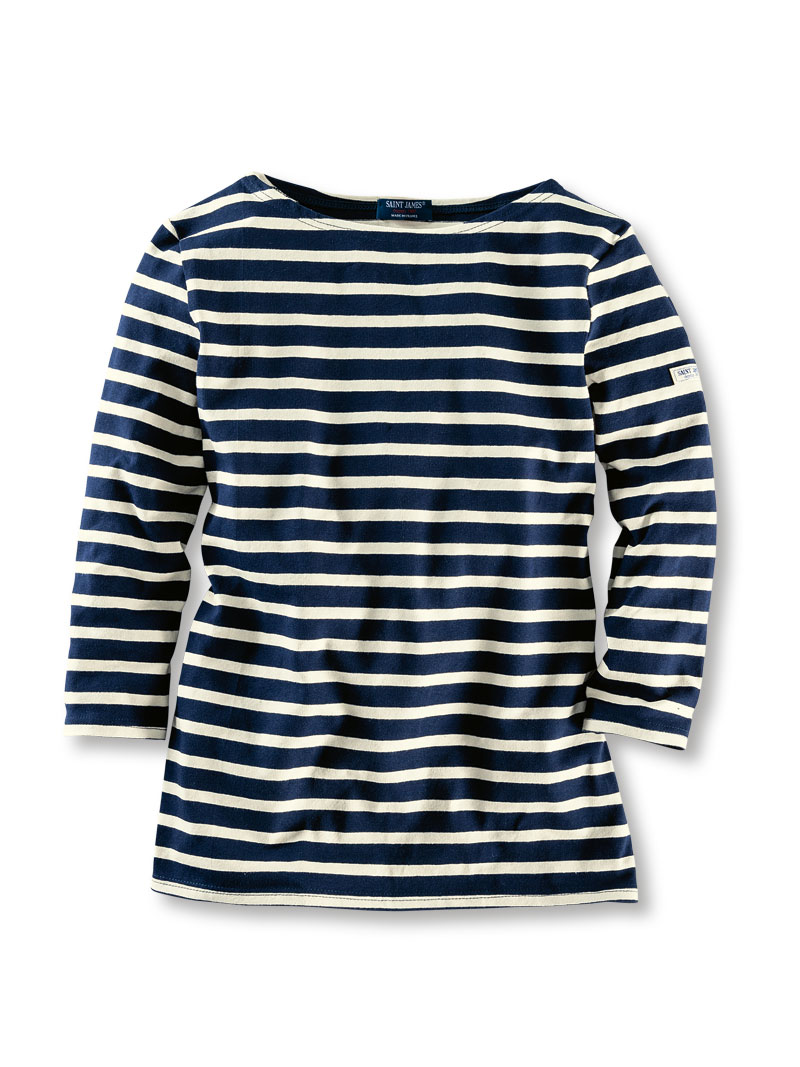 Streifenshirt in BlauWeiß von Saint James THE BRITISH SHOP
