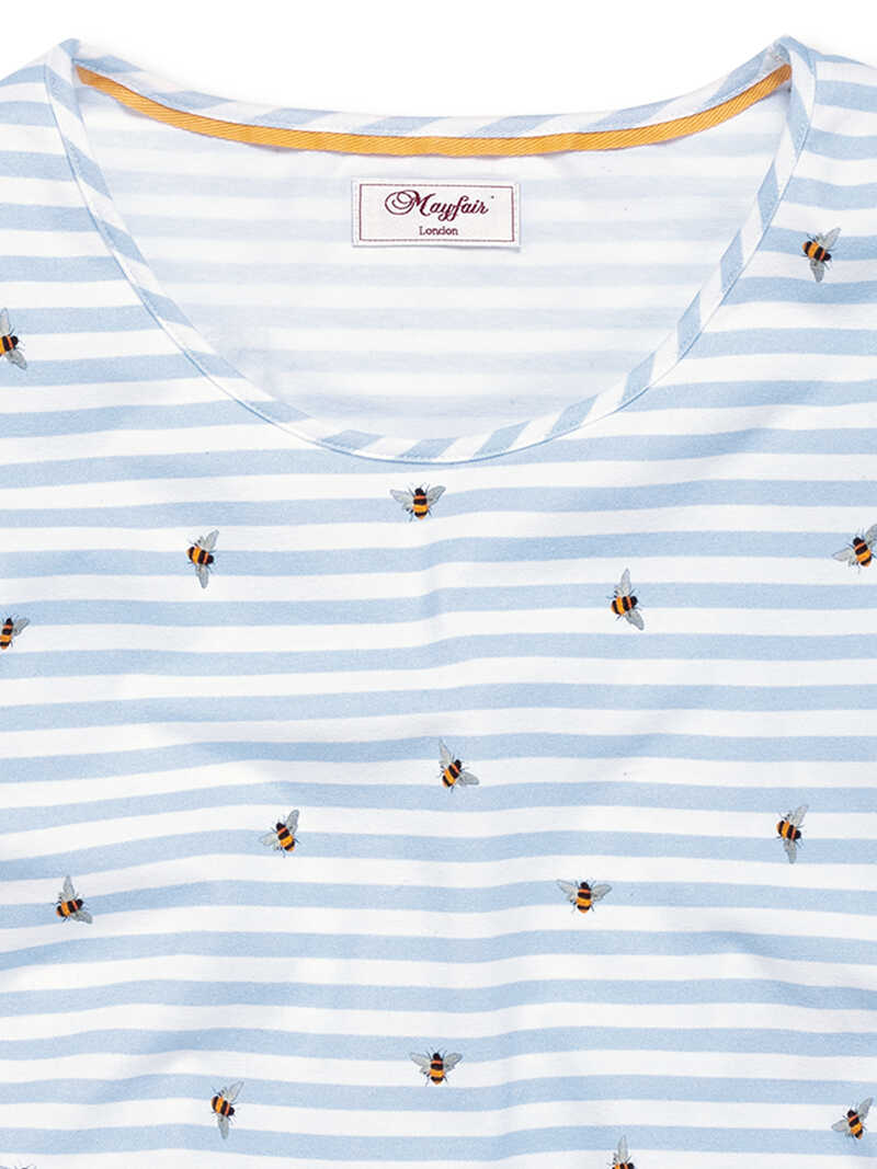 Alternatives Bild 2 zu Streifenshirt mit Bienen f�r Damen