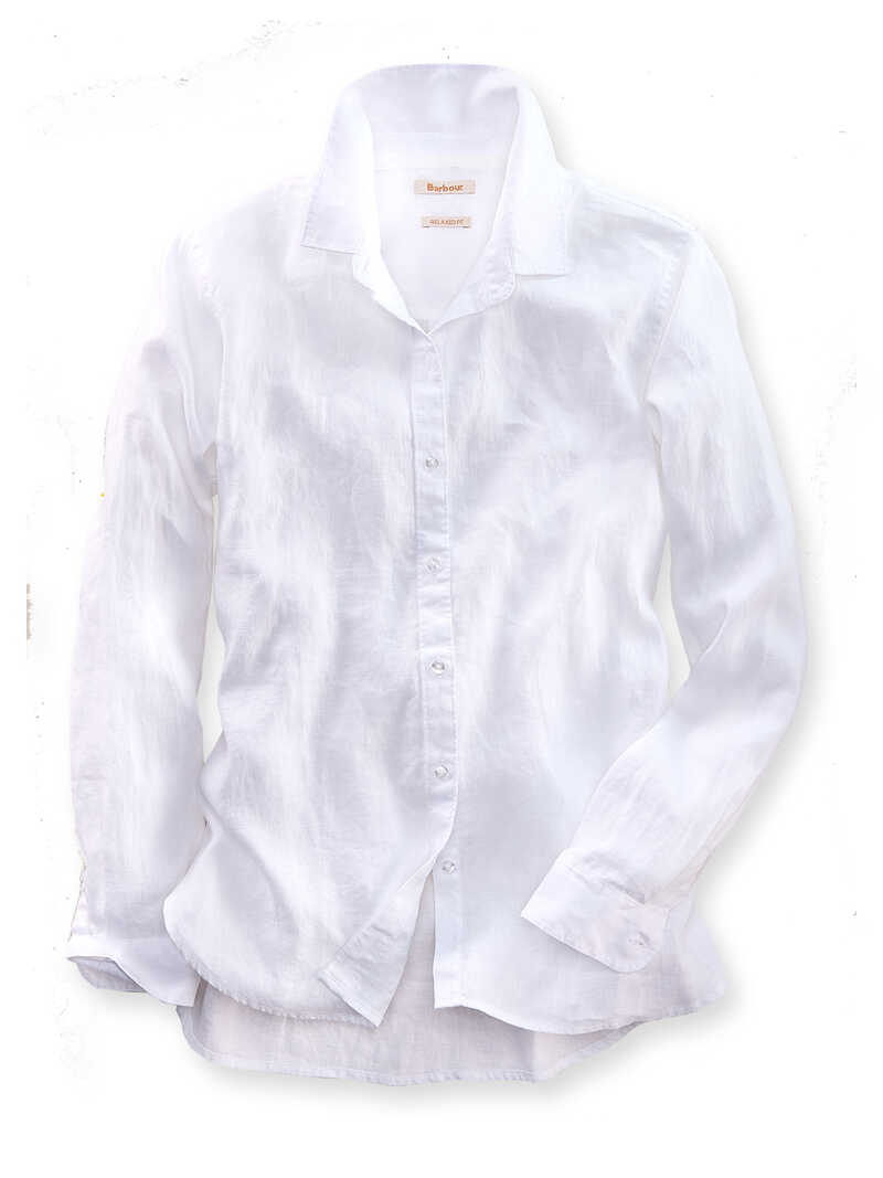 Alternatives Bild 1 zu Wei�e Leinen-Bluse f�r Damen