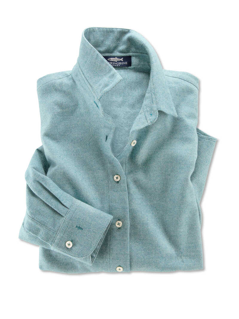 Produktbild zu Flanell-Bluse im Herrenhemdenstil