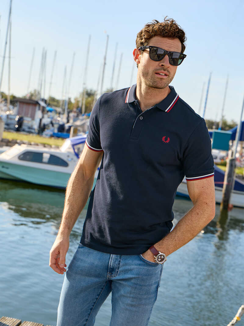 Alternatives Bild 2 zu Herren-Polohemd kurzarm