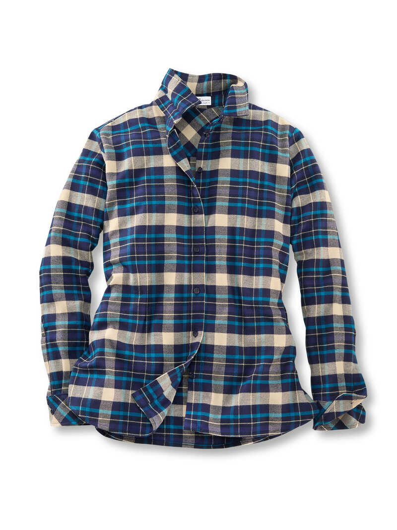Alternatives Bild 1 zu Flanell-Overshirt im Karolook