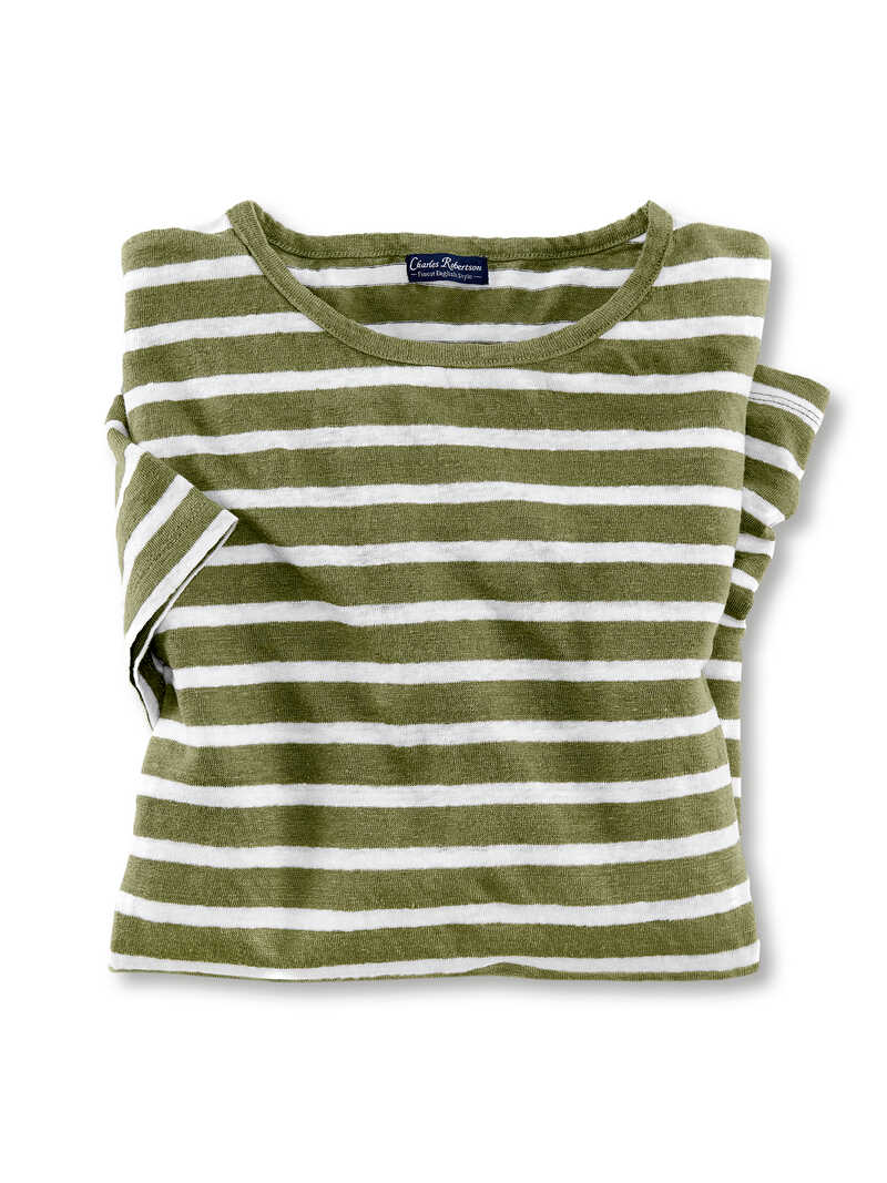 Produktbild zu Leinen-Ringelshirt
