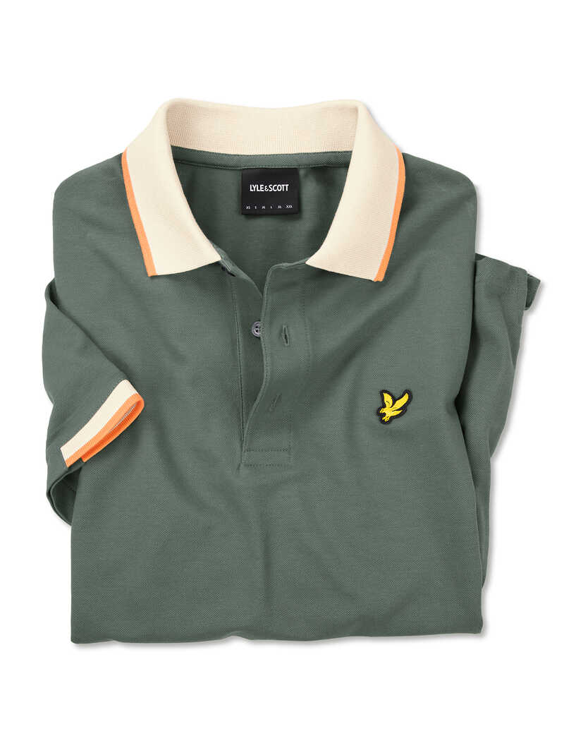 Produktbild zu Herren-Poloshirt mit Kontrastkragen