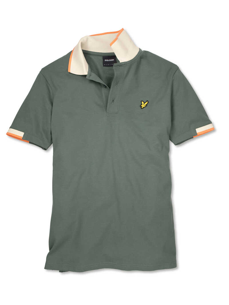 Alternatives Bild 1 zu Herren-Poloshirt mit Kontrastkragen