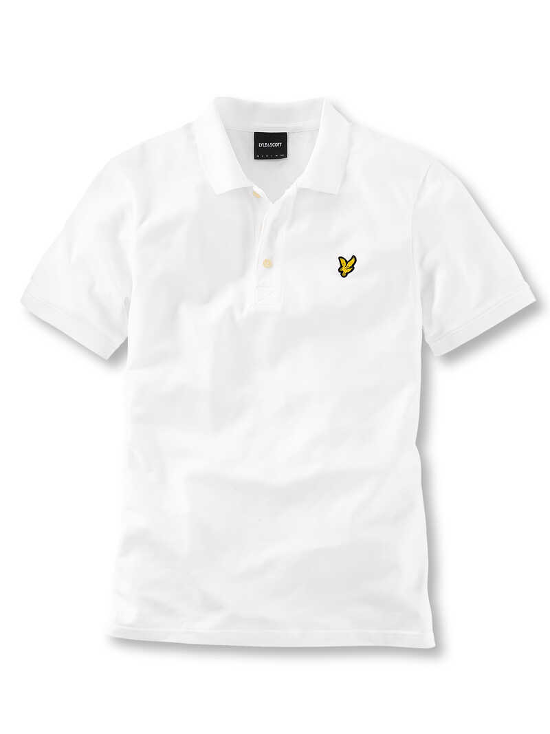 Alternatives Bild 1 zu Weies Poloshirt mit Golden Eagle