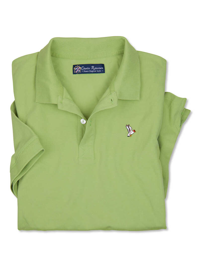 Produktbild zu Piqu-Polo mit Entenstickerei