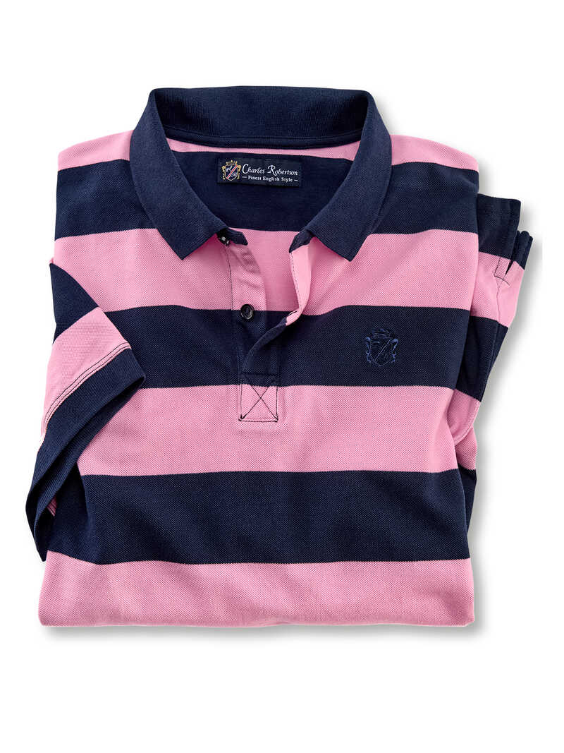 Produktbild zu Poloshirt mit Regattastreifen