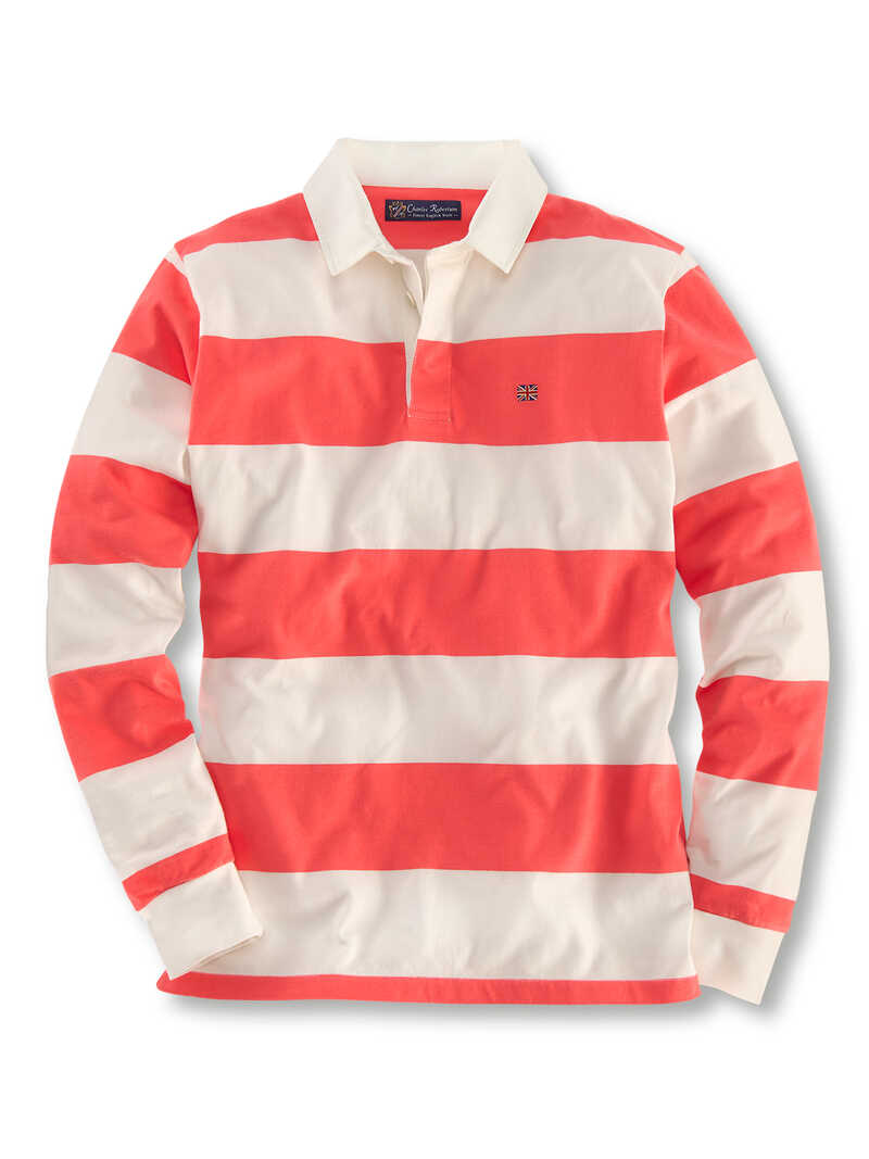 Alternatives Bild 2 zu Rugby-Shirt in Rot-Wei