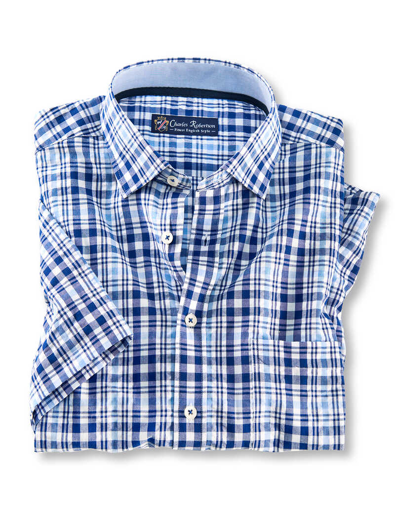 Alternatives Bild 1 zu Seersucker-Sommerhemd