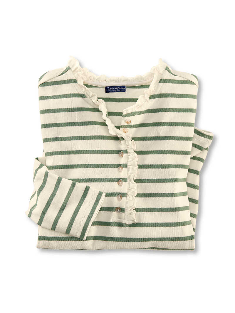 Alternatives Bild 1 zu R�schenshirt mit Streifen