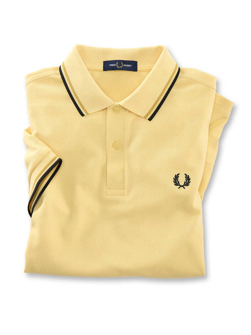 Produktbild zu Gelbes Herren-Poloshirt