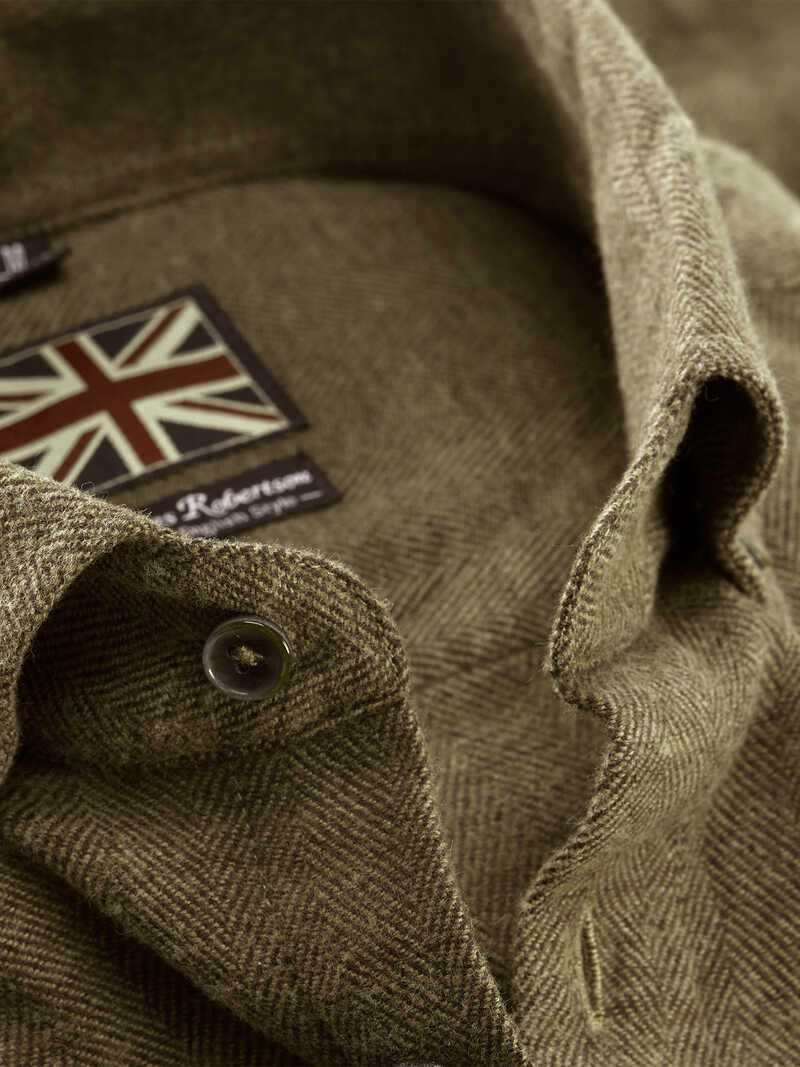 Alternatives Bild 1 zu Flanellhemd Fischgrat