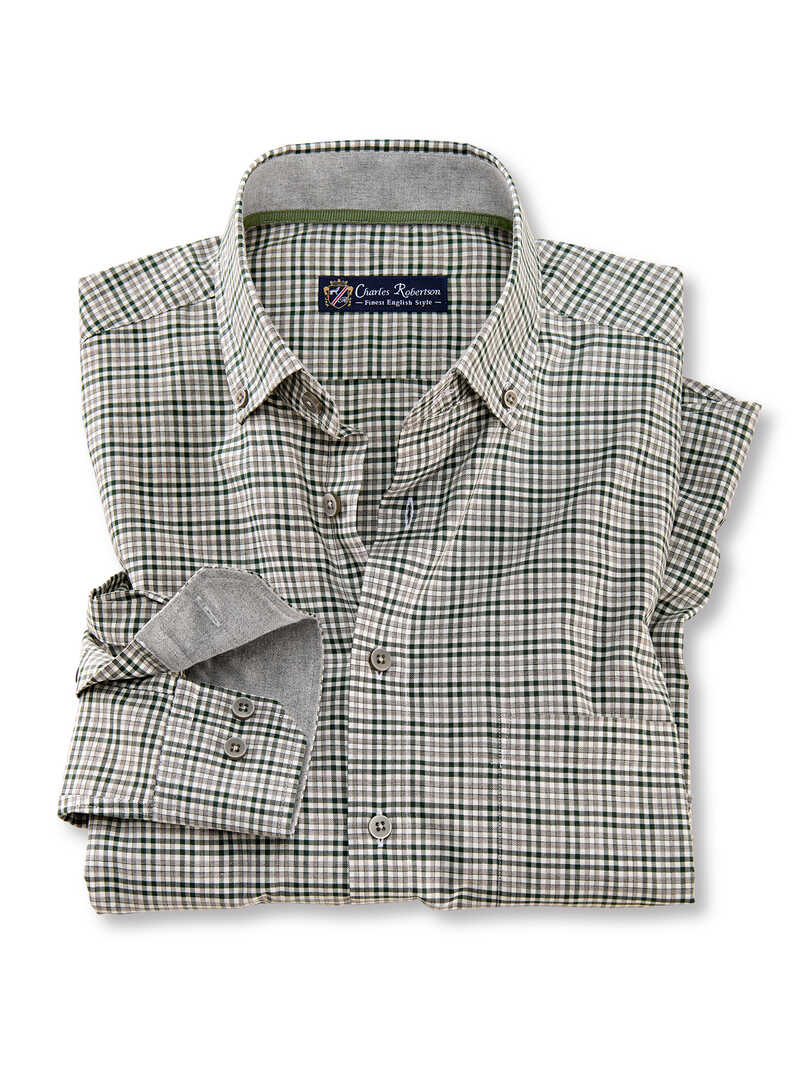 Produktbild zu Feintwill-Karohemd Greenwich