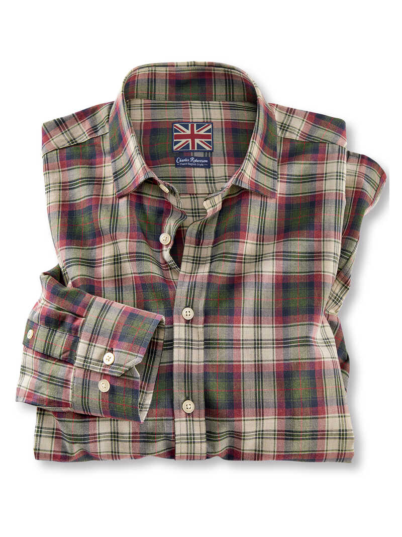 Produktbild zu Karo-Feintwillhemd