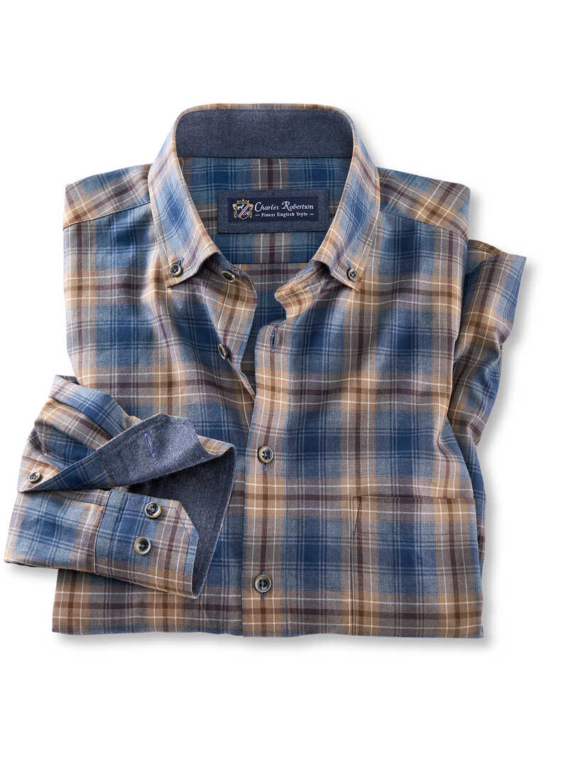 Produktbild zu Feintwill-Karohemd