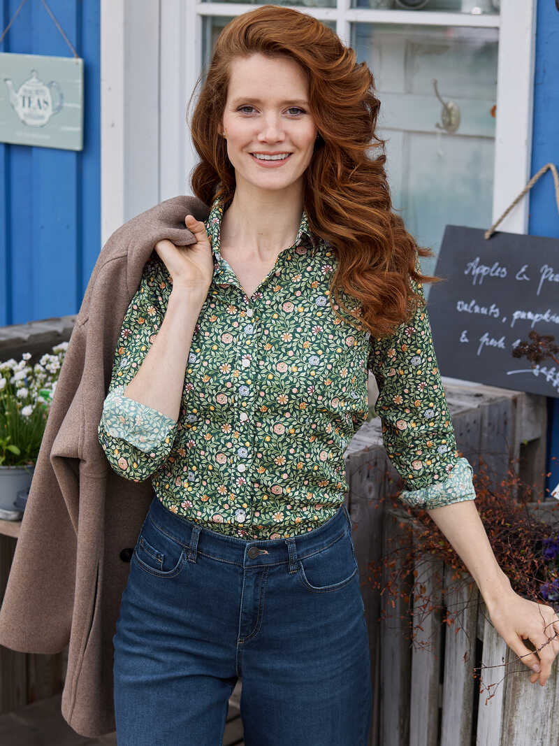 Alternatives Bild 3 zu Liberty-Bluse mit Rosen