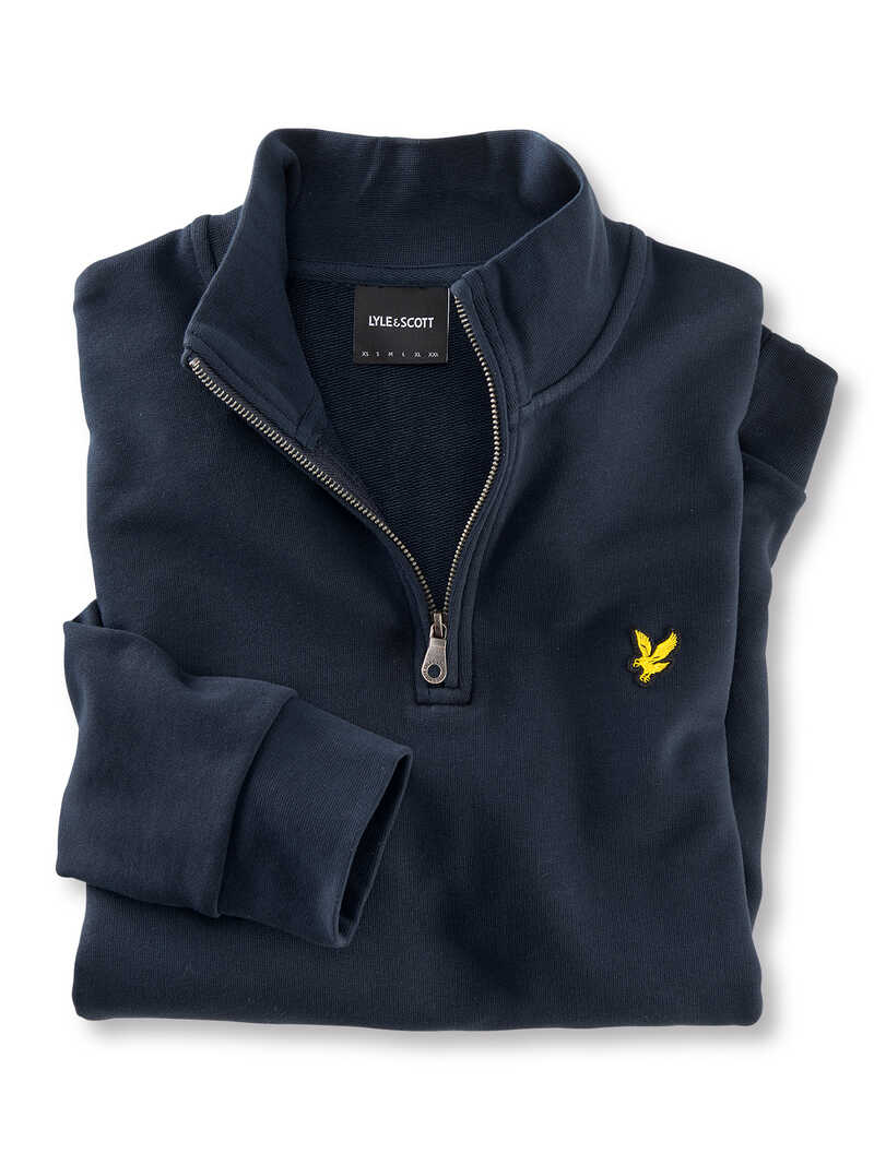 Produktbild zu Basic-Sweatshirt im Troyer-Sti