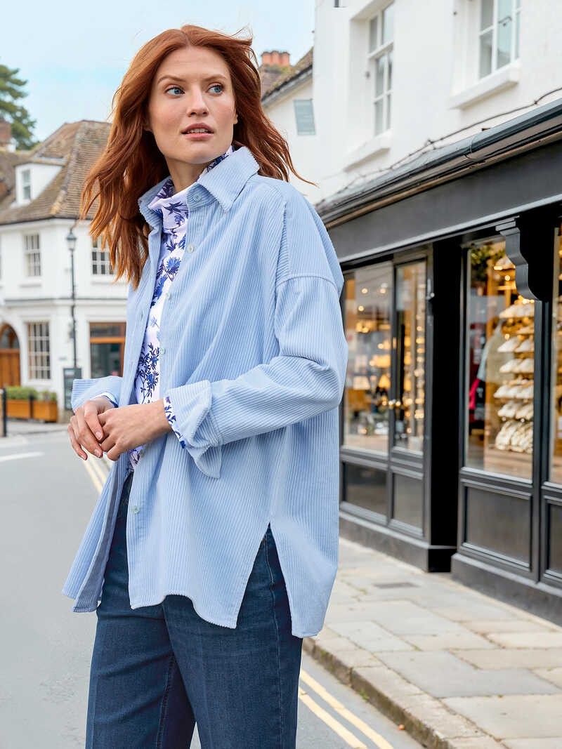 Alternatives Bild 1 zu Cord-Overshirt fr Damen