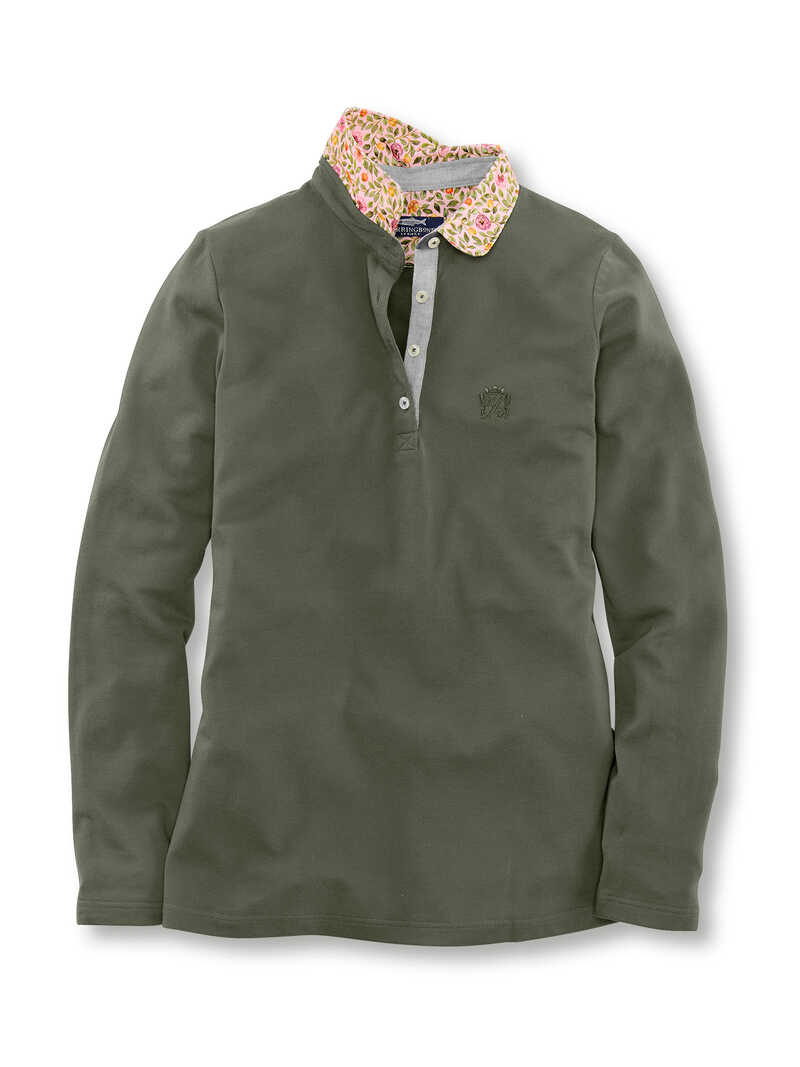 Alternatives Bild 1 zu Poloshirt mit Liberty-Cordkragen