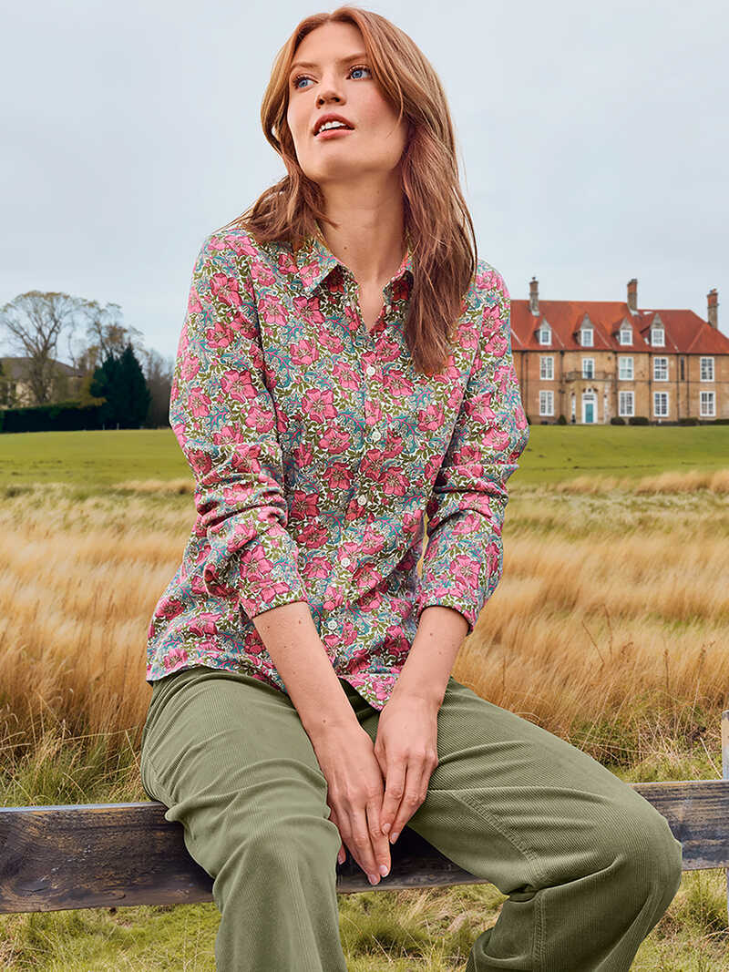 Alternatives Bild 3 zu Liberty-Bluse mit Rosen