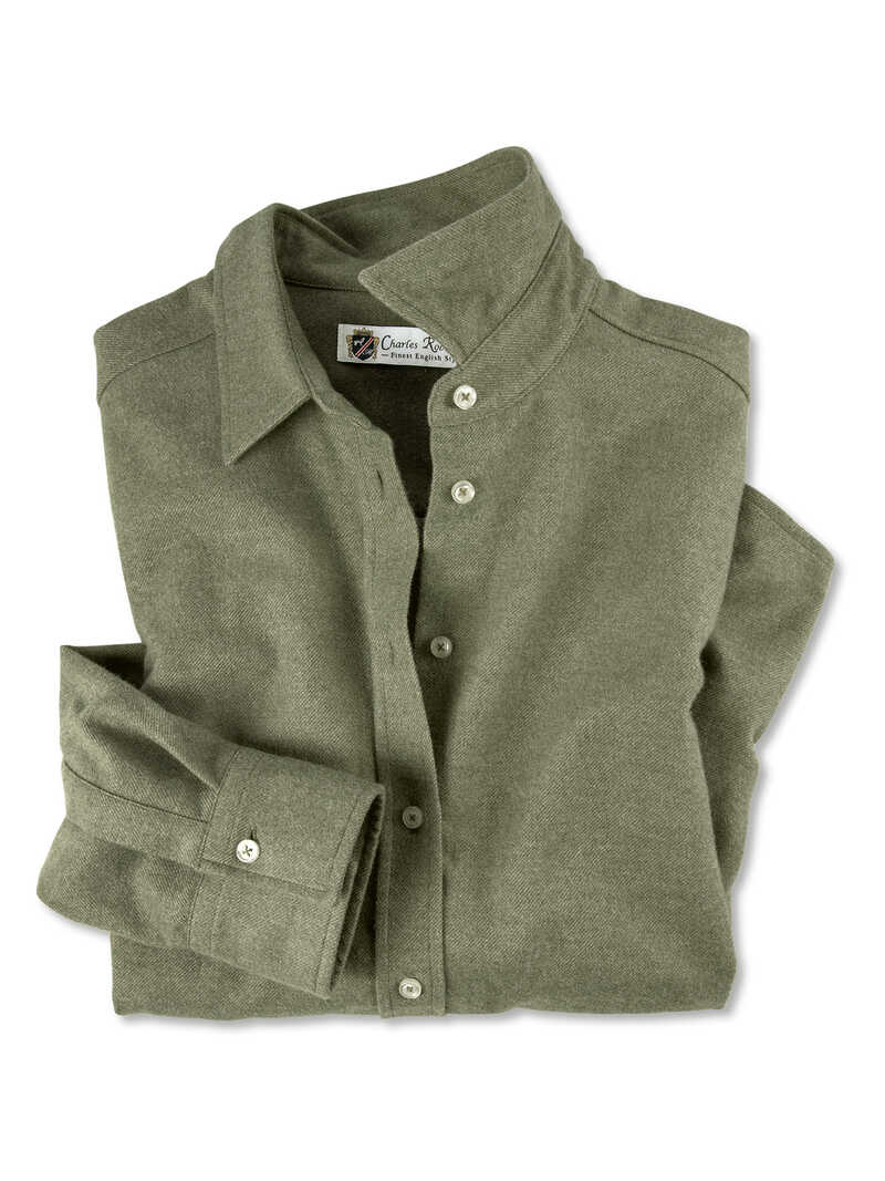 Produktbild zu Oversized-Flanellbluse