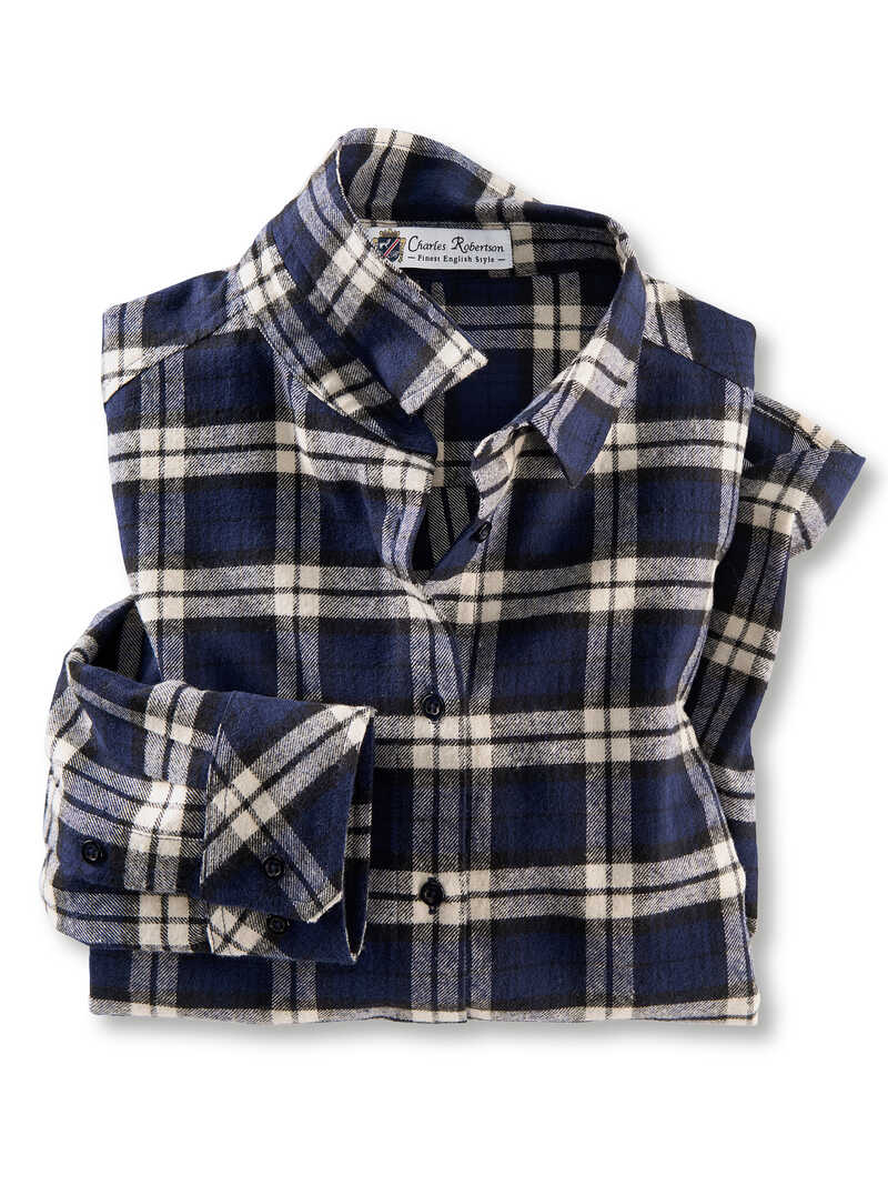 Produktbild zu Flanell-Karobluse