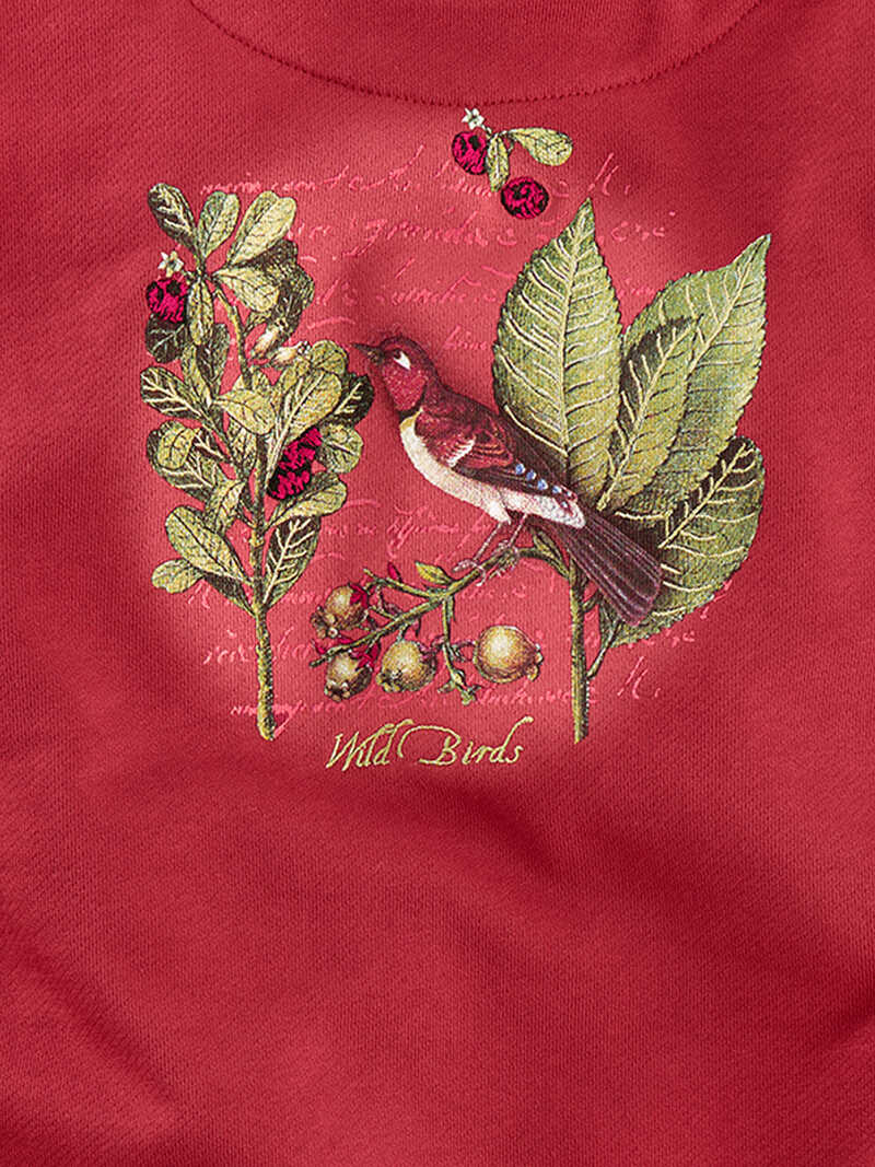 Alternatives Bild 2 zu Rotes Sweatshirt Wild Bird