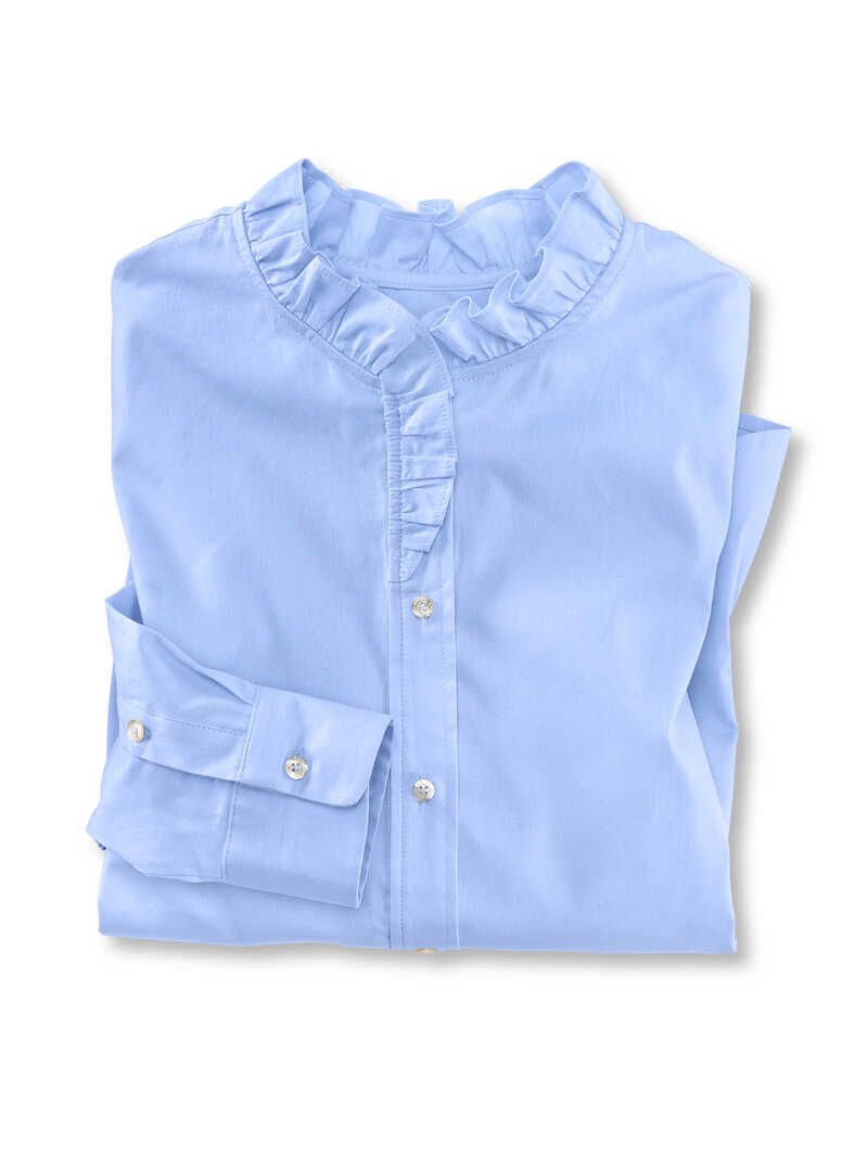 Alternatives Bild 1 zu Rschenbluse mit Stehkragen