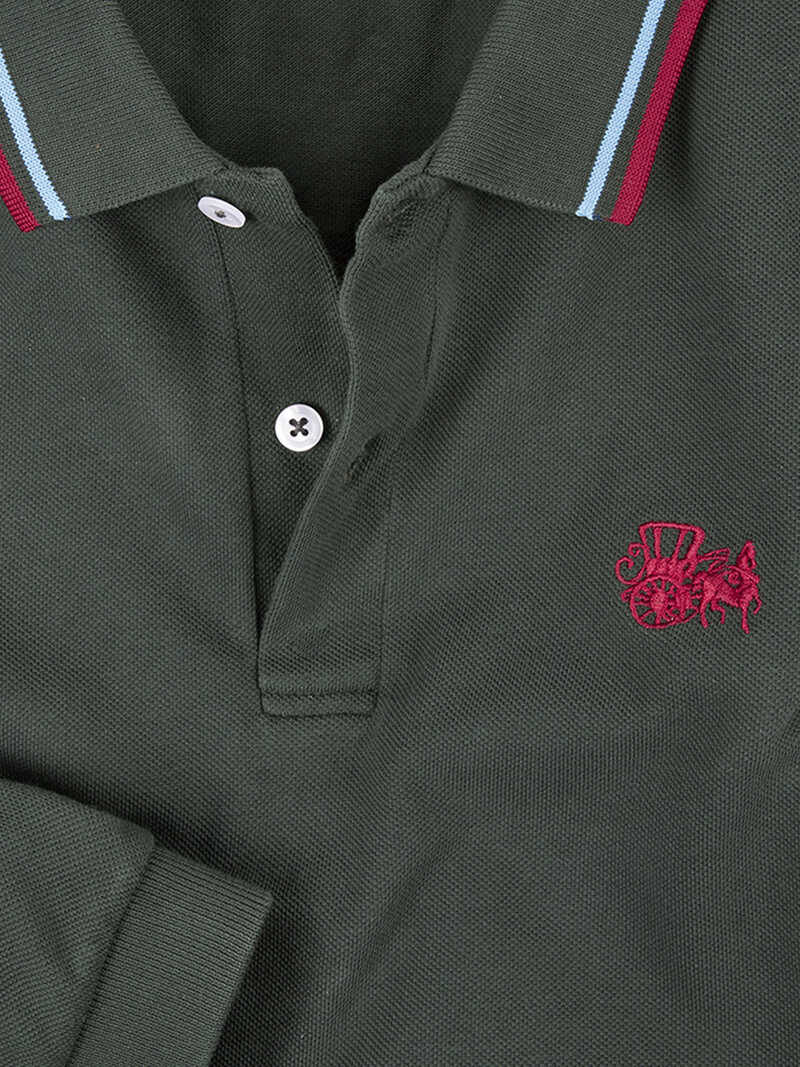 Alternatives Bild 1 zu Langarm-Polo Bio-Baumwolle