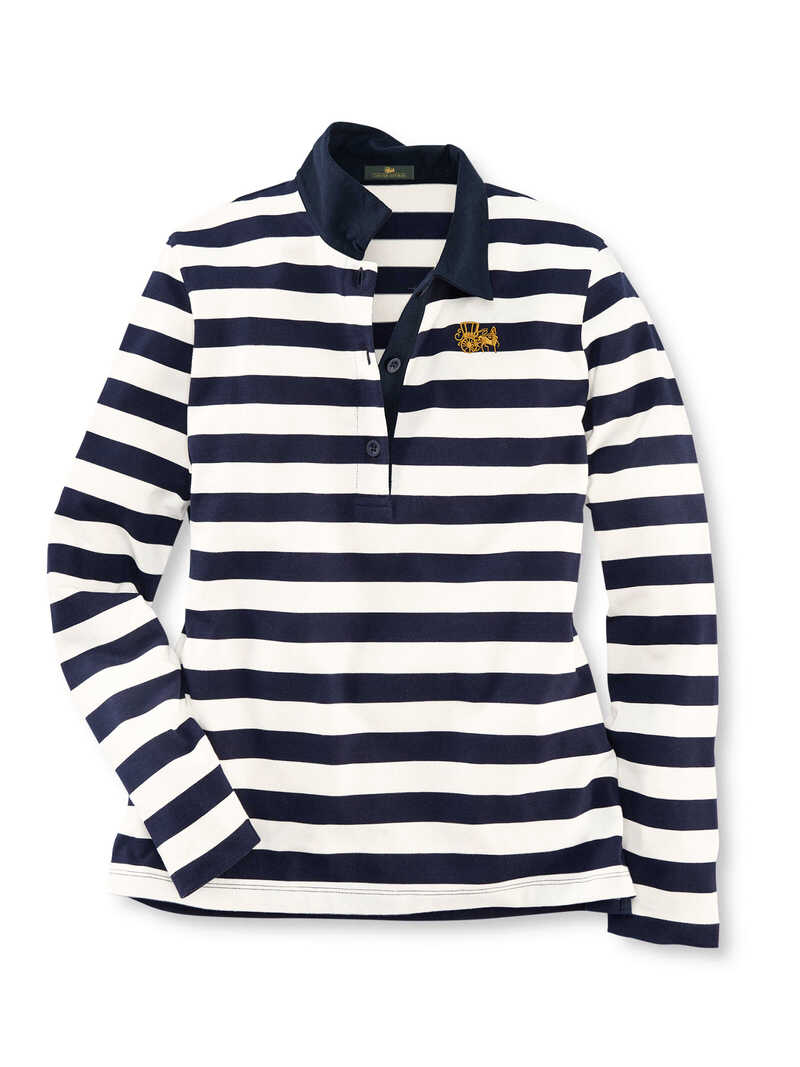 Produktbild zu Ringel-Langarm-Polo