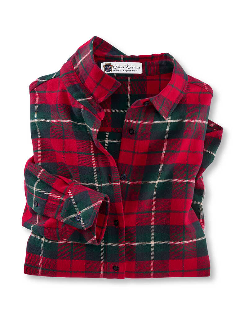 Produktbild zu Karo-Flanellbluse