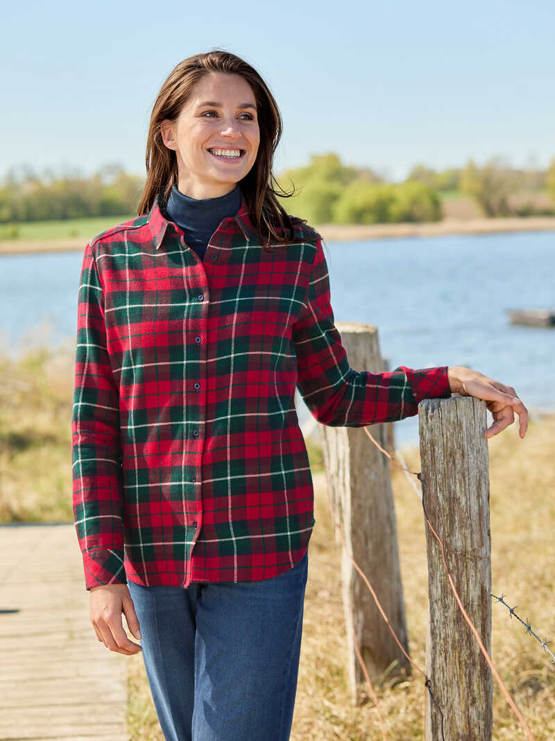 Alternatives Bild 2 zu Karo-Flanellbluse