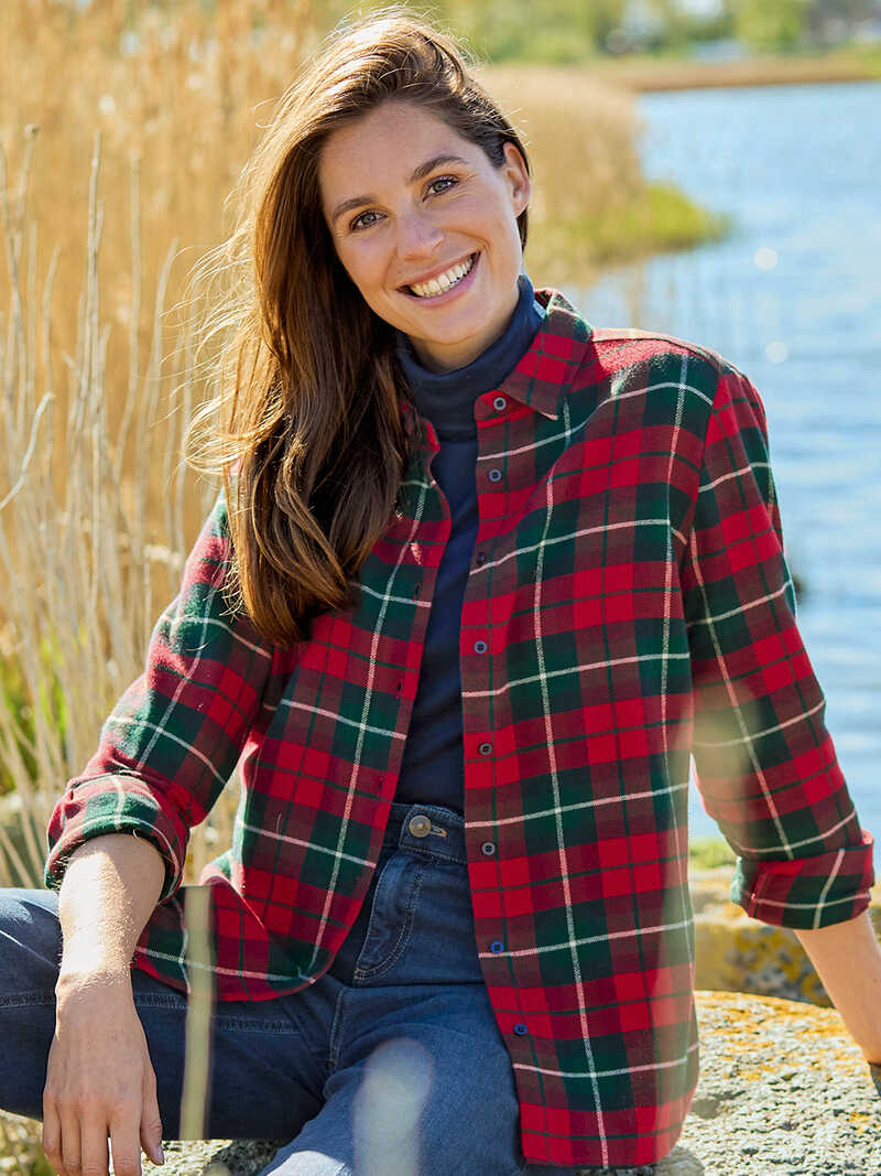 Alternatives Bild 4 zu Karo-Flanellbluse