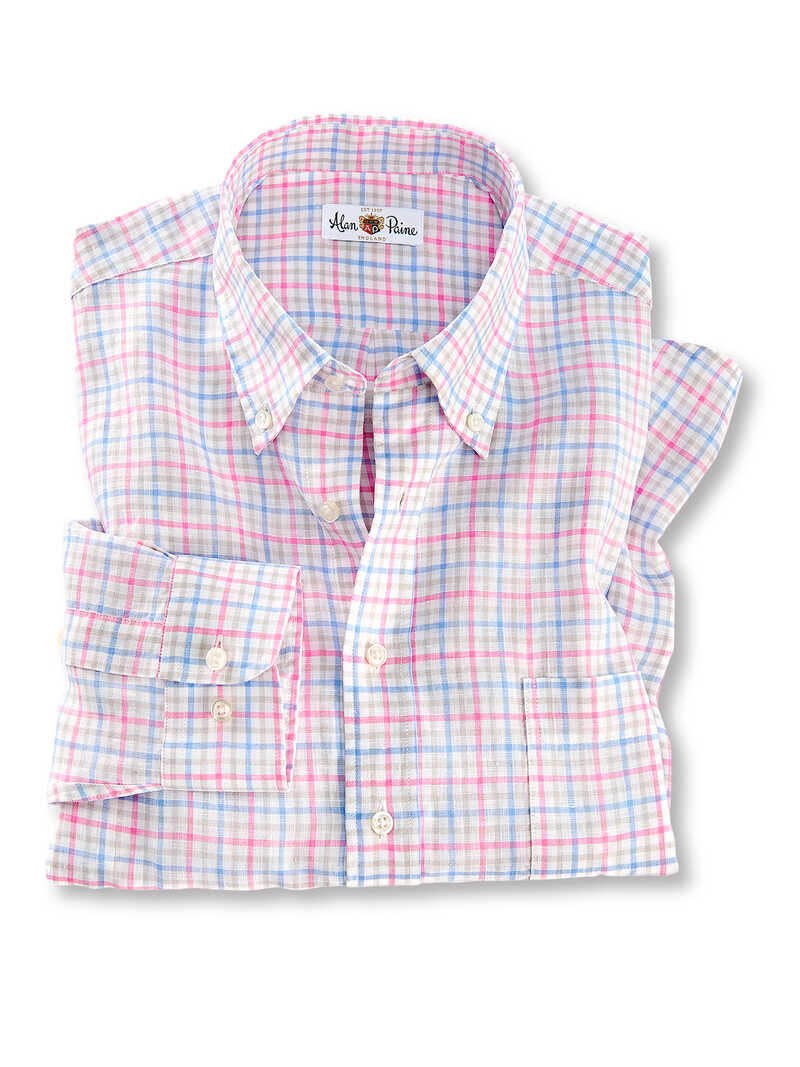 Produktbild zu Leinen-Karohemd