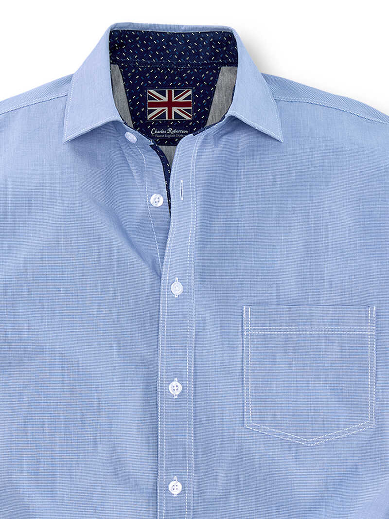 Alternatives Bild 3 zu Hemd mit Mini-Hahnentritt-Dessin