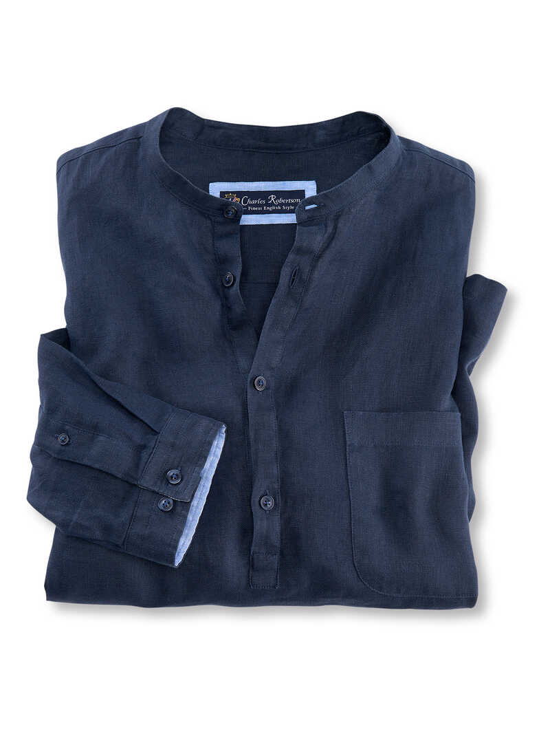 Alternatives Bild 1 zu Stehkragenhemd