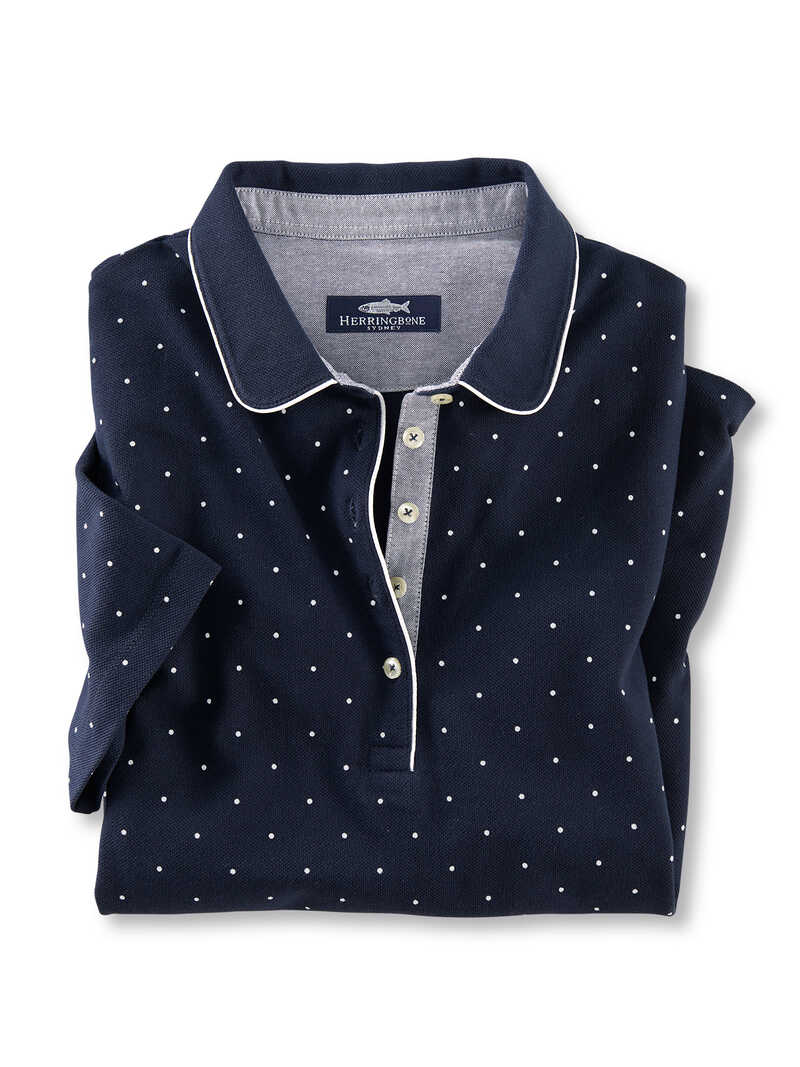 Alternatives Bild 1 zu Poloshirt mit Dotprint