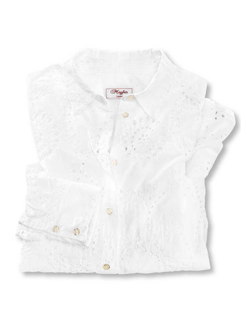 Alternatives Bild 2 zu Sommerbluse mit Lochstickerei