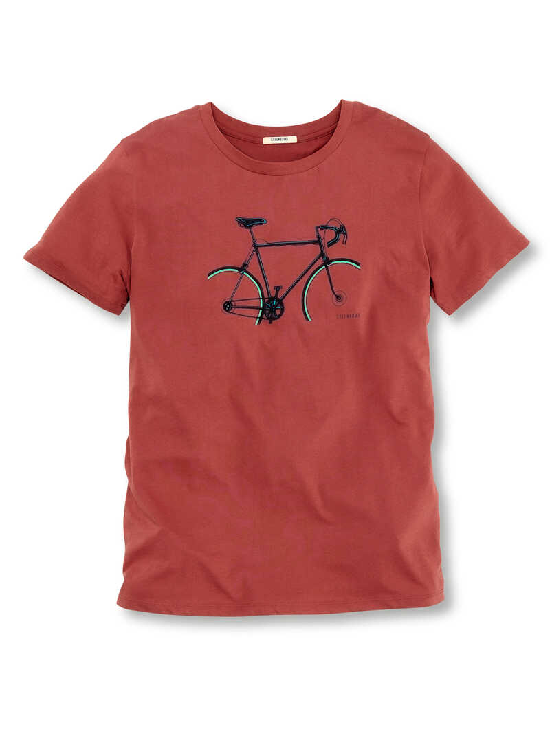 Produktbild zu Shirt Bike Sunset aus Bio-Baumwolle