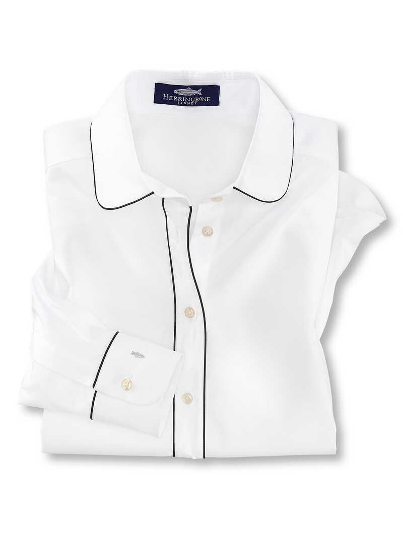 Produktbild zu Bluse mit Bubikragen