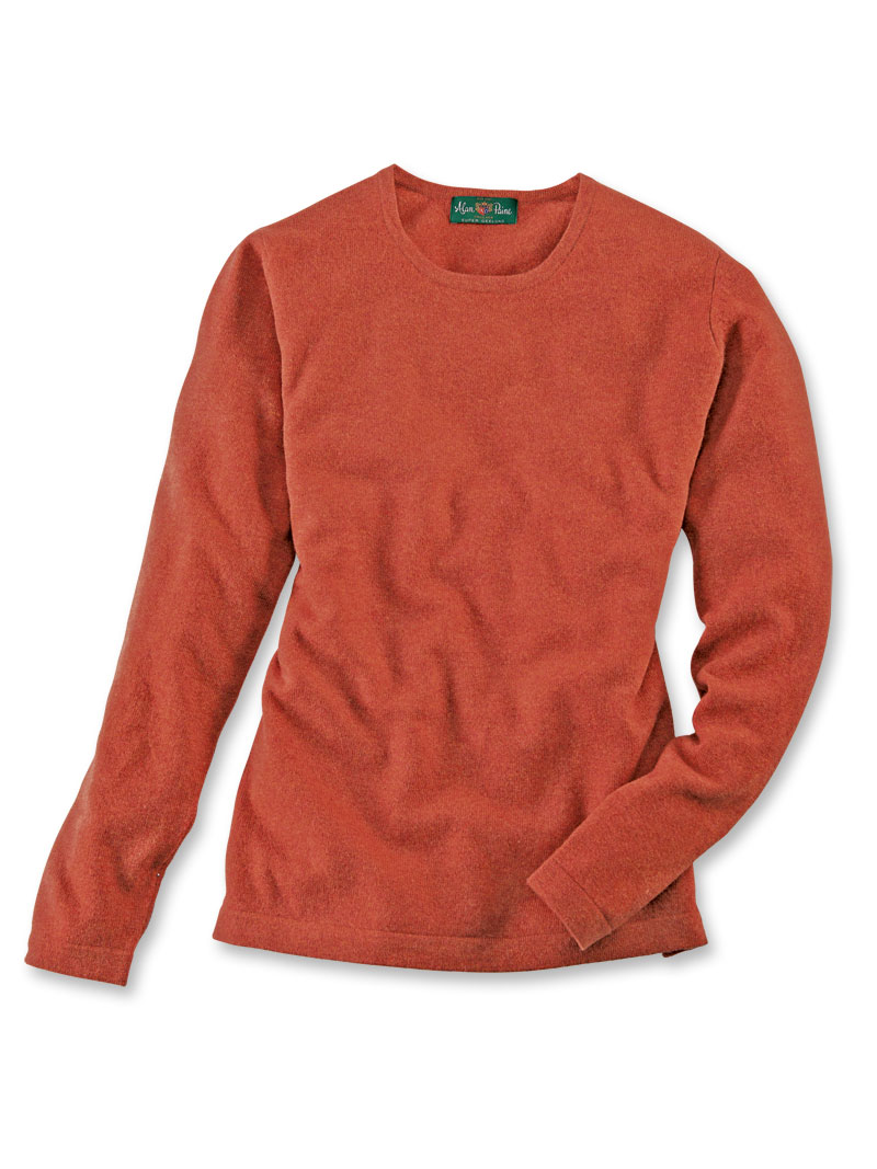 pullover beige orange