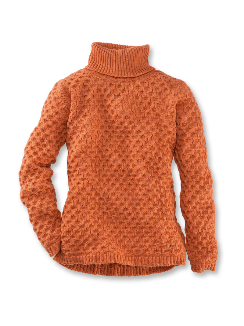 pullover orange rot
