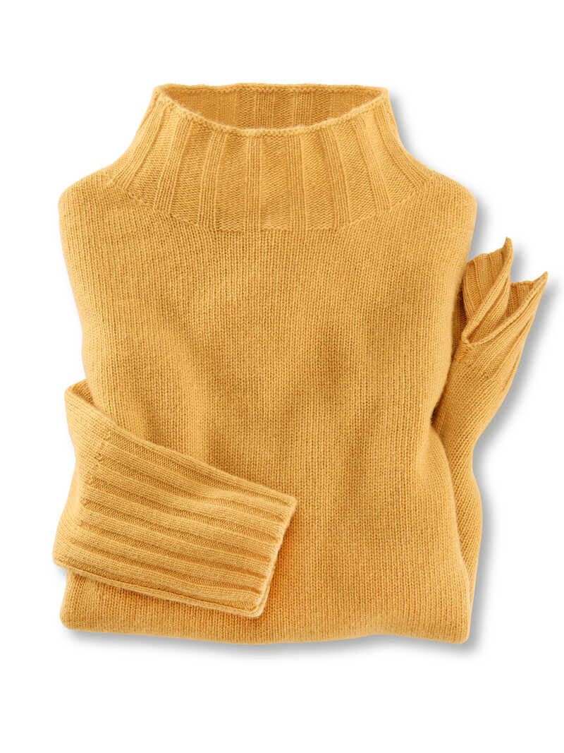 Produktbild zu Damen-Wollpullover mit Turtleneck