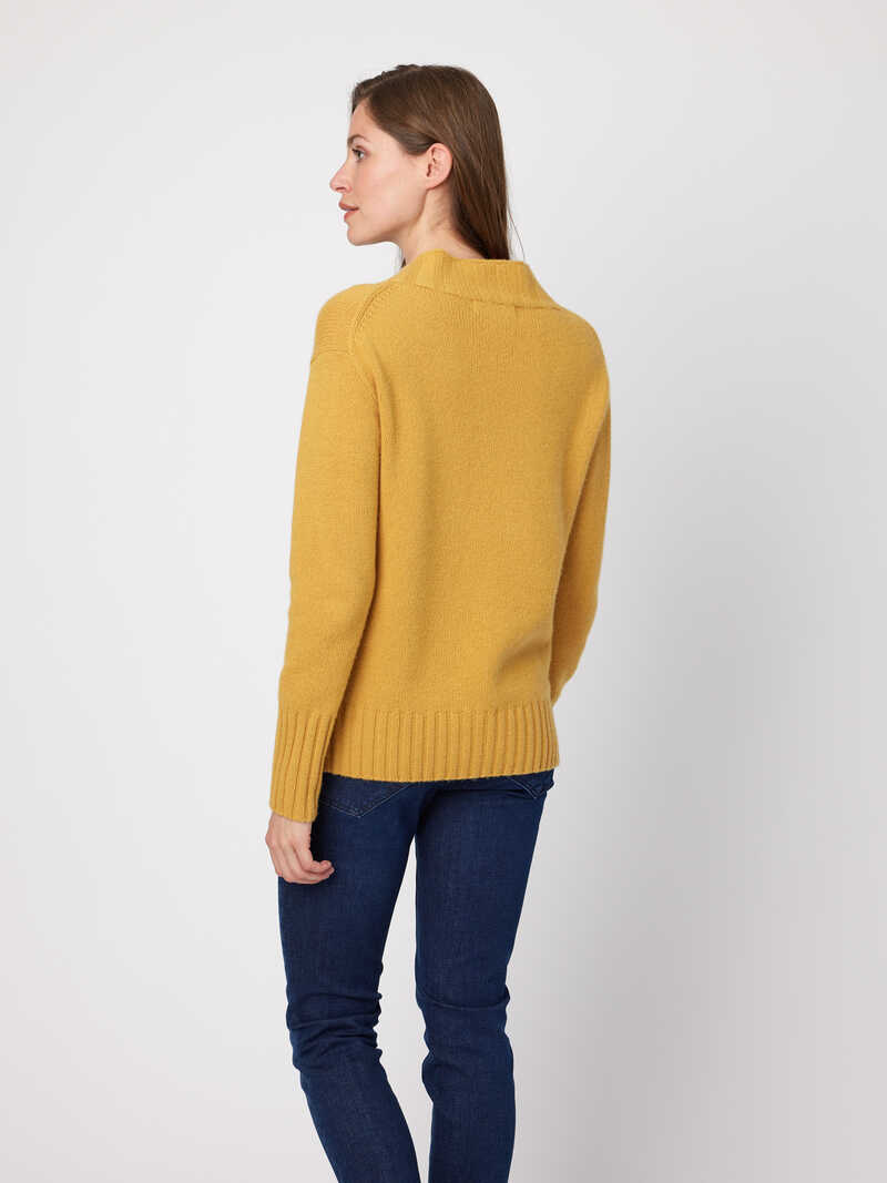 Alternatives Bild 4 zu Damen-Wollpullover mit Turtleneck