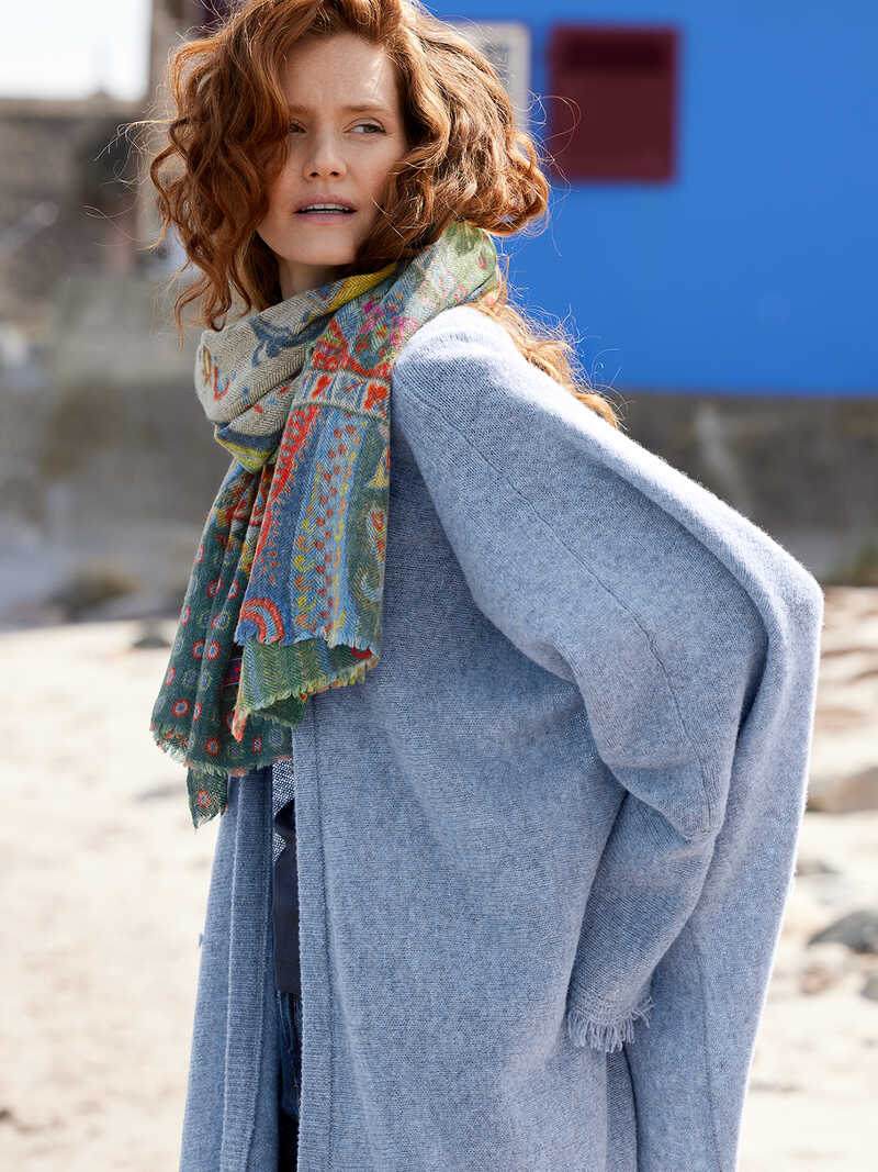 Alternatives Bild 2 zu Strickcape aus Super Geelong