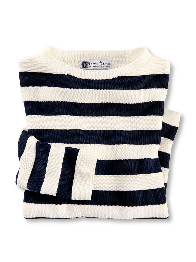 Produktbild zu Streifenpullover Bristol Bio-Baumwolle