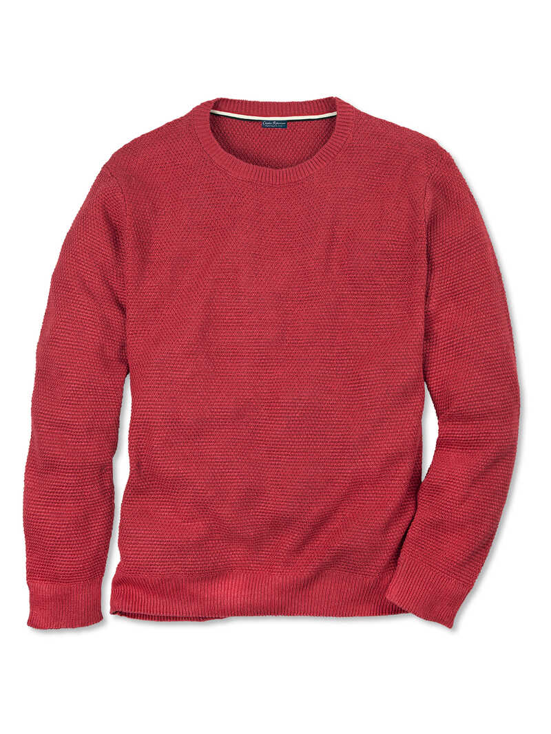 Alternatives Bild 1 zu Roter Leinenpullover